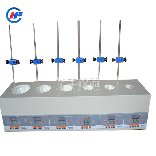 ZNCL-DL型数显六联磁力（电热套）搅拌器